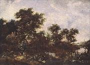 Meindert Hobbema The Watermill Oak oil painting picture wholesale